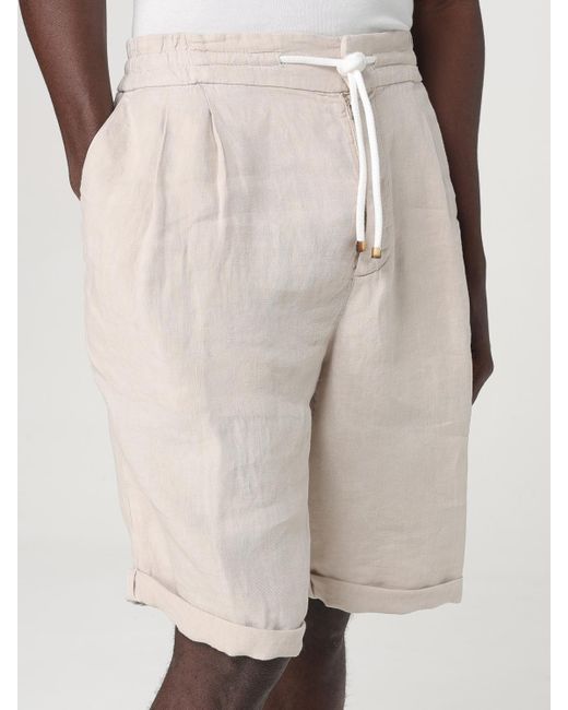 Brunello Cucinelli Shorts Herren in Natural für Herren