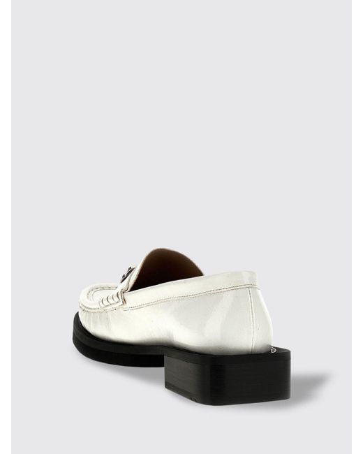 Ganni White Loafers