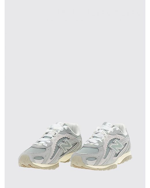 New Balance White 204L Suede And Mesh Sneakers for men