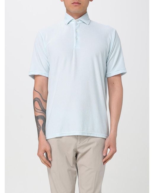 Polo Basic di Doppiaa in White da Uomo