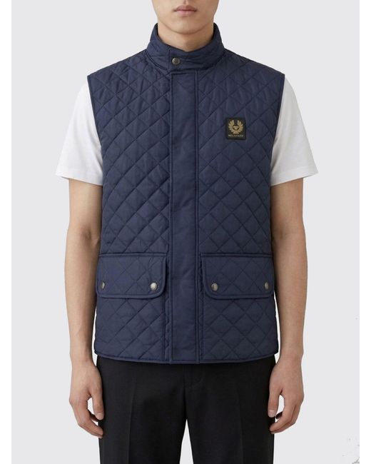 Belstaff Blue Icon Vest for men