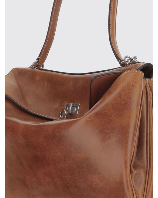 Balenciaga Brown Rodeo Leather Bag