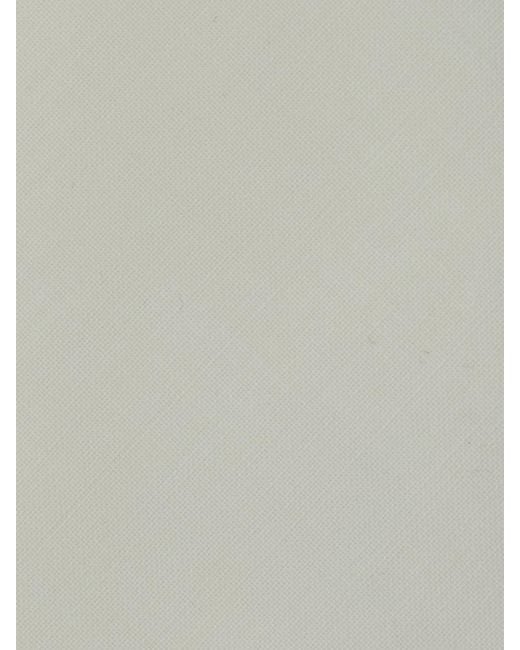 Emporio Armani White Classic Pure Silk Tie For Elegant Occasions And Events for men