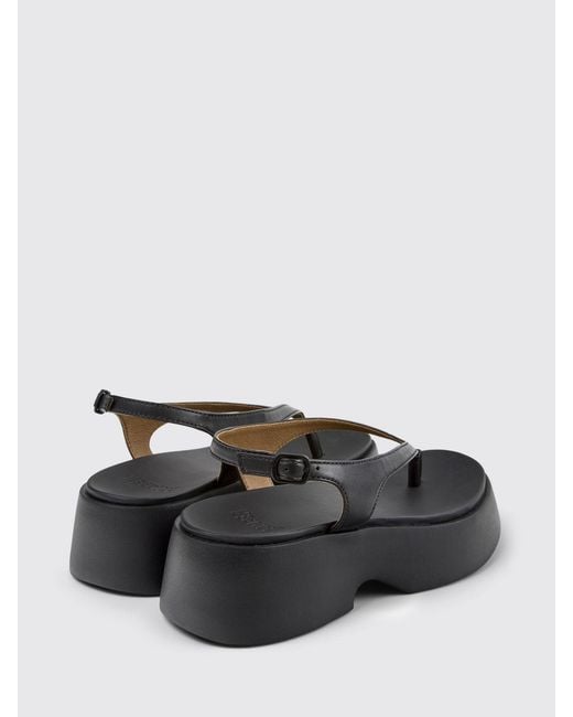 Camper White Tasha Leather Sandal