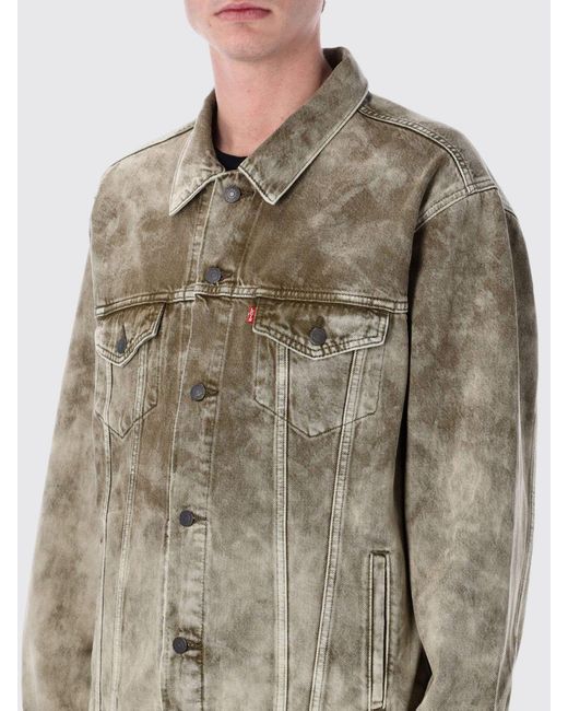 Levi's Green Denim Jacket for men