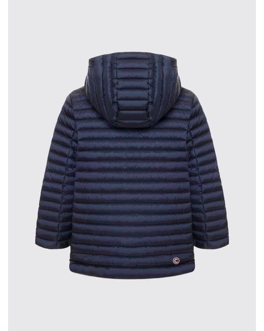 Colmar Blue Nylon Hooded Down Jacket