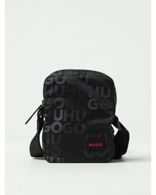 HUGO Black Shoulder Bag for men