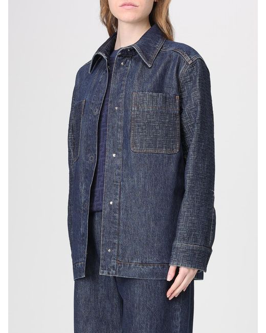 Fendi Blue Denim Jacket