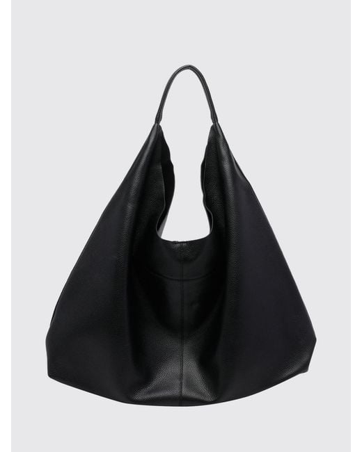 Kurt Geiger Black Chelsea Large Grained Calf Leather Hobo Bag