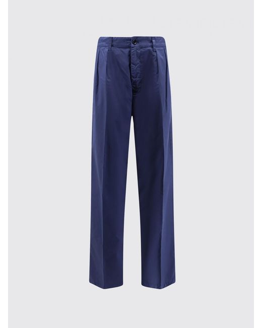 Aspesi Blue Cotton Chino Trousers for men