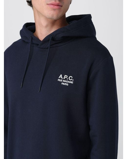 A.P.C. Blue Sweatshirt for men