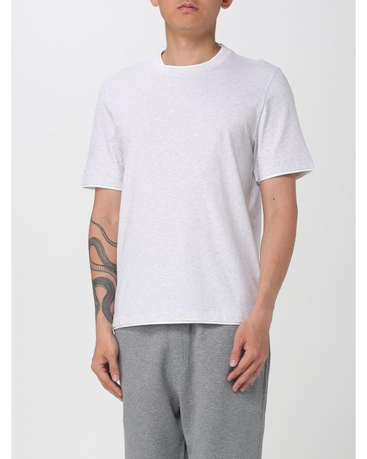 Brunello Cucinelli T-Shirt Herren in White für Herren