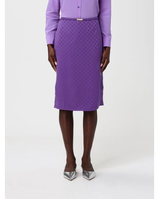 Gucci Purple Skirt