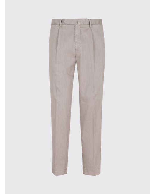 Santaniello Gray Wool And Cashmere Tailored Trousers for men