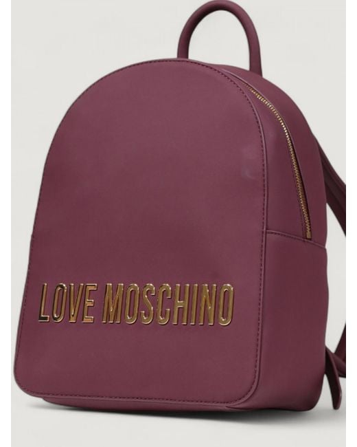 Love Moschino Purple Backpack