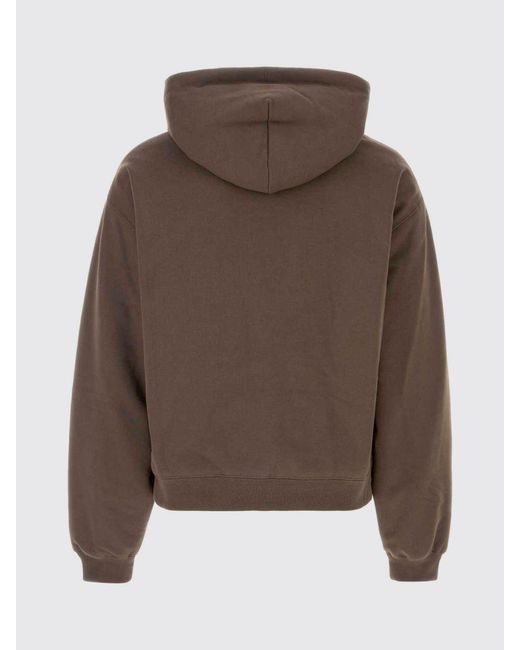 Canada Goose Brown Reversible Cotton Hoodie for men