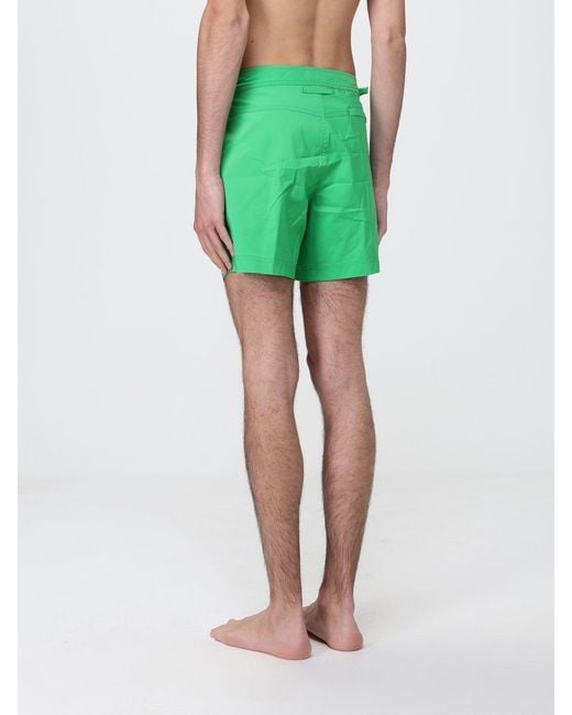 Tom Ford Green Polyester Swimsuit for men