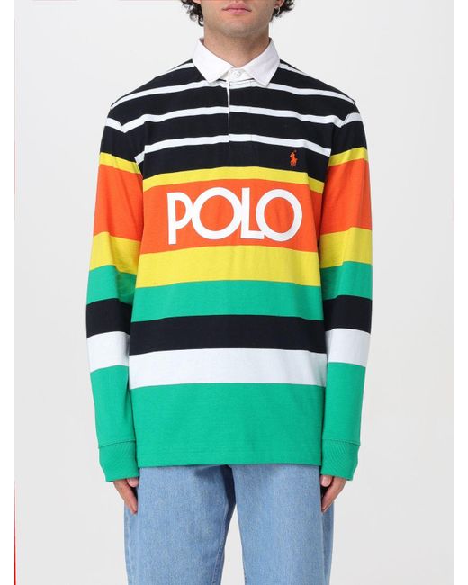 Polo in cotone di Polo Ralph Lauren in Multicolor da Uomo