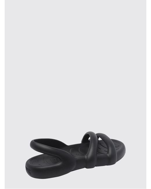 Camper Black Kobarah Low-Heel Slingback Sandals