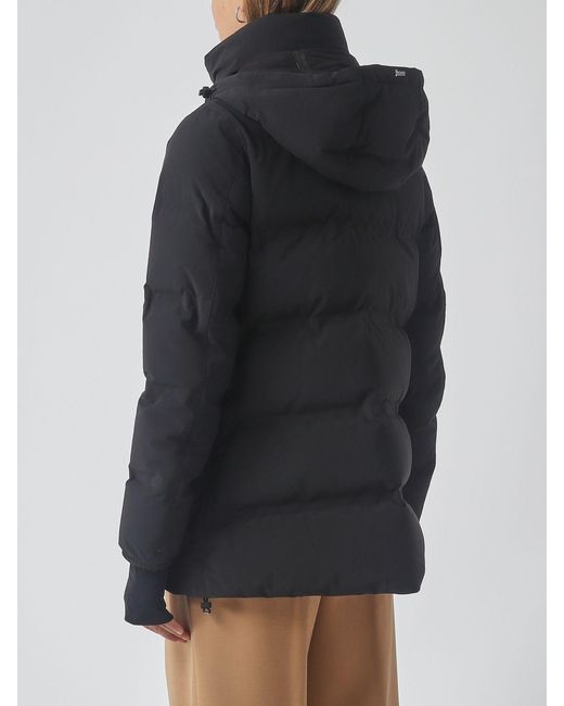 Herno Black A-Shape Short Down Jacket