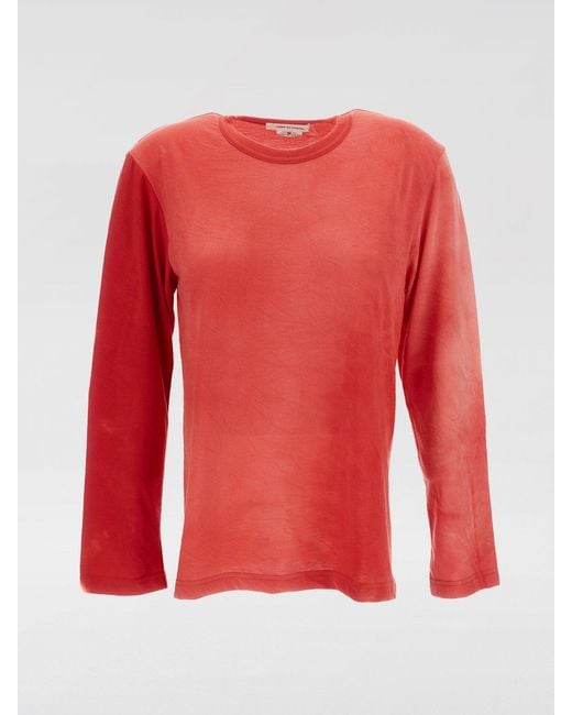 Comme des Garçons Red Comme Des GarÇ Ons Polyester T-Shirts