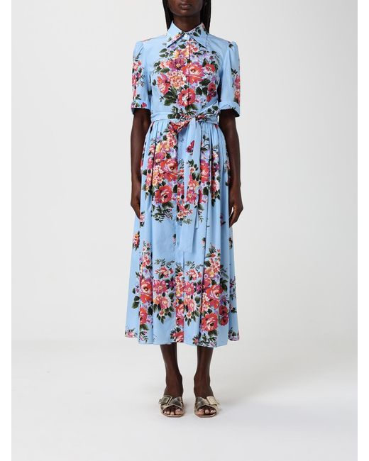Dolce & Gabbana White Dolce &Amp Gabbana Floral Chemisier Dress