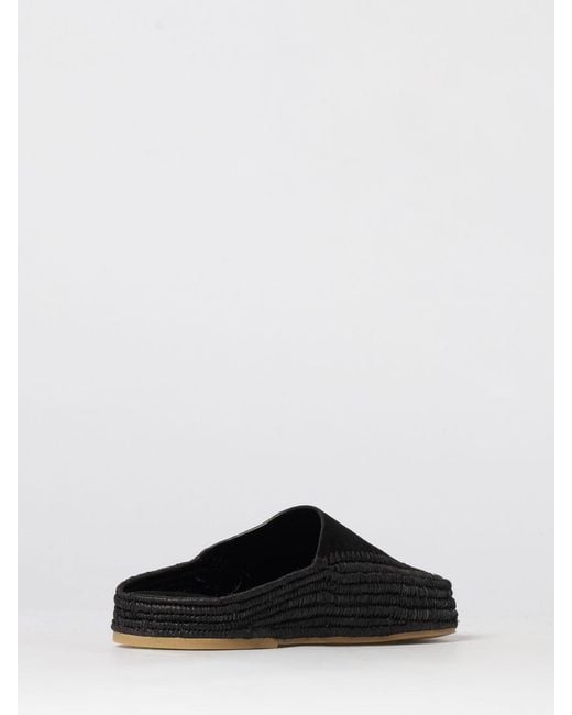 Paloma Barceló White Deba Suede And Raffia Mules