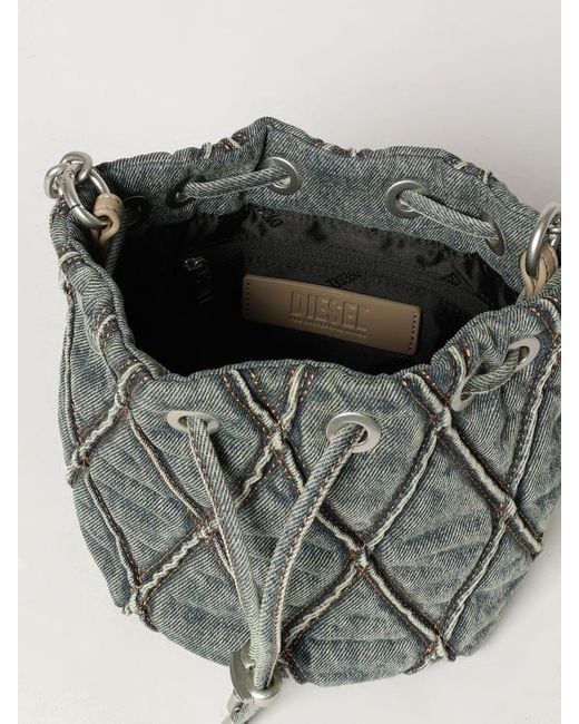 DIESEL Gray Shoulder Bag