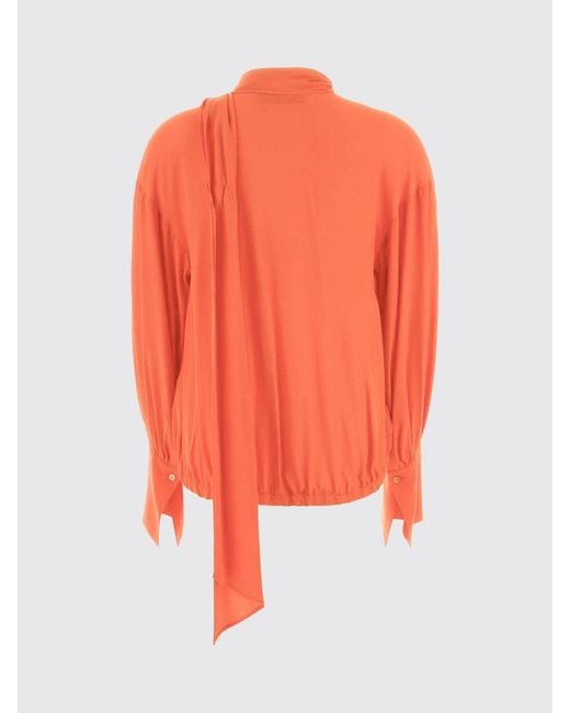Blumarine Orange Viscose Blouse