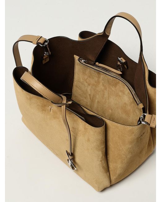 Tod's Natural Schultertasche Damen