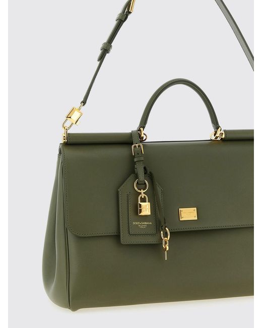 Dolce & Gabbana Green Dolce &Amp Gabbana My Sicily Maxi Plongé Leather Bag