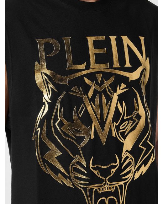 Philipp Plein Black Tank Top for men