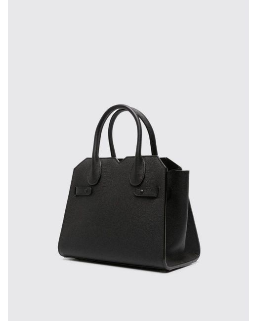 Valextra Black Schultertasche Damen