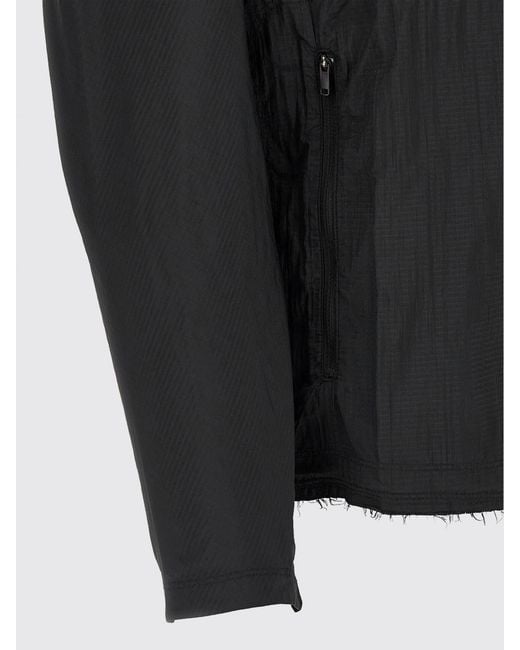 Y-3 Black Hooded Windbreaker Jacket for men