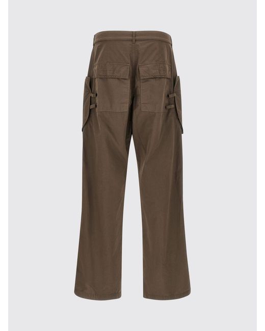 Rick Owens Brown Stefan Cotton Cargo Pants for men
