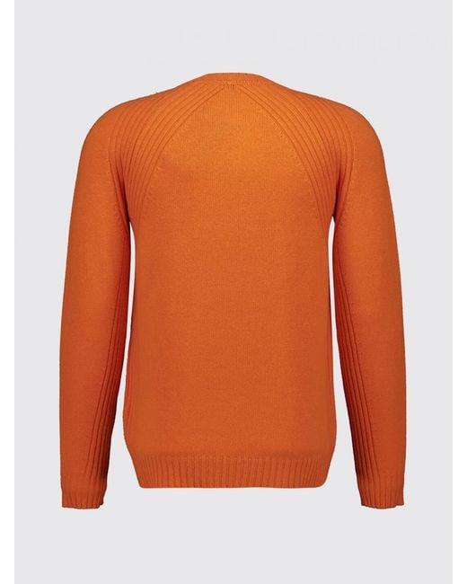 Pullover Girocollo di Fendi in Orange da Uomo
