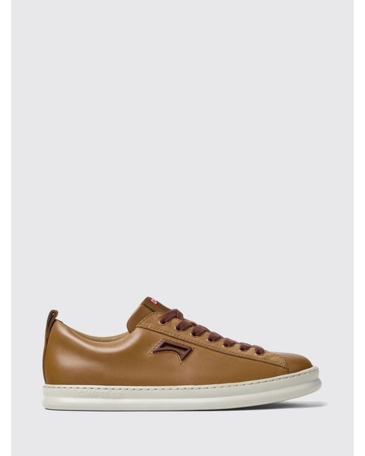 Camper Brown Runner Leather Sneakers for men