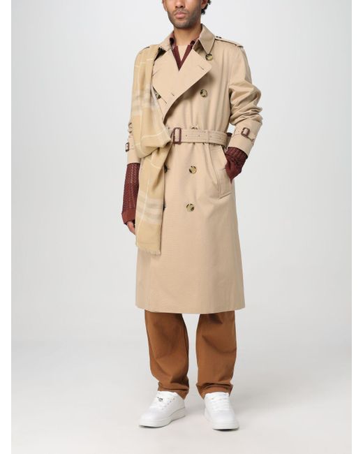 Burberry Natural Trench Coat for men