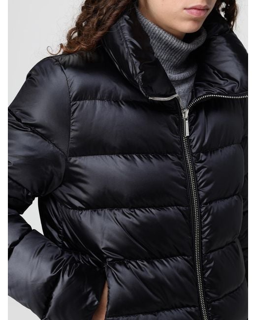 Moorer Black Quilted Nylon Down Jacket