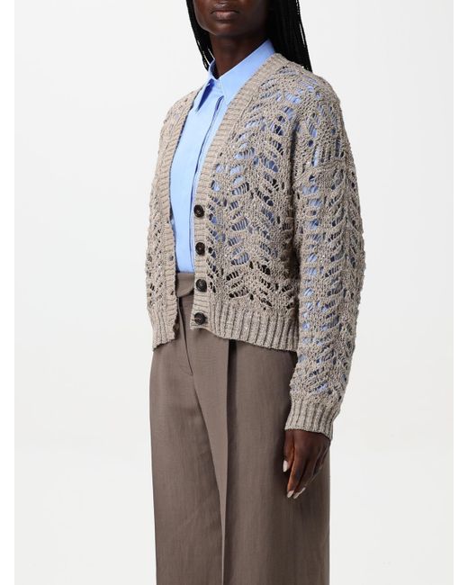 Jersey Mujer Brunello Cucinelli de color Gray