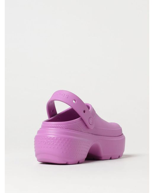 CROCSTM Purple Flat Shoes