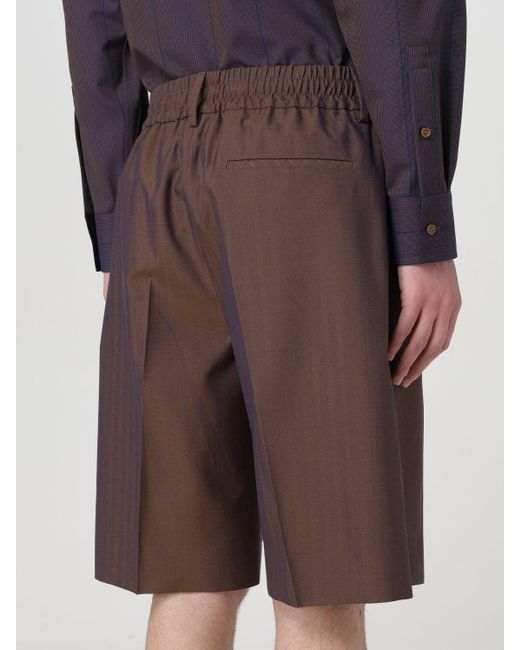 Pantaloncino di Burberry in Brown da Uomo