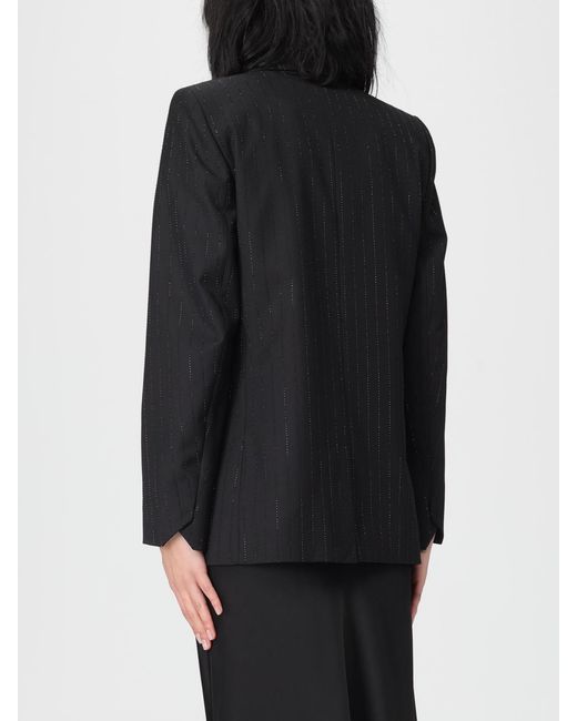 Zadig & Voltaire Black Zadig &Amp Voltaire Single-Breasted Crepe Blazer With Rhinestones