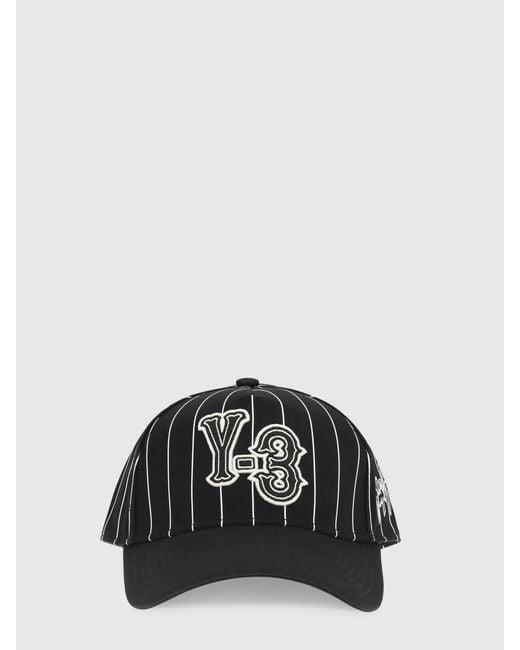 Y-3 Black Recycled Polyester Baseball Cap With Logo for men