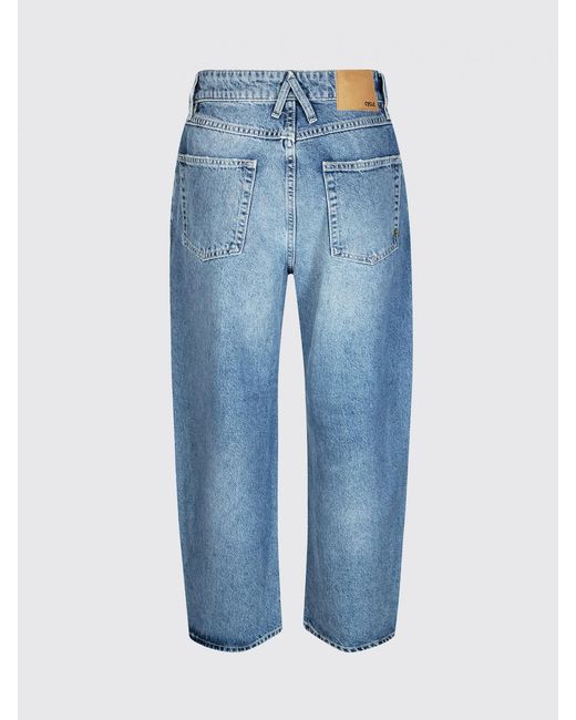 CYCLE Blue Cropped Fit Jeans