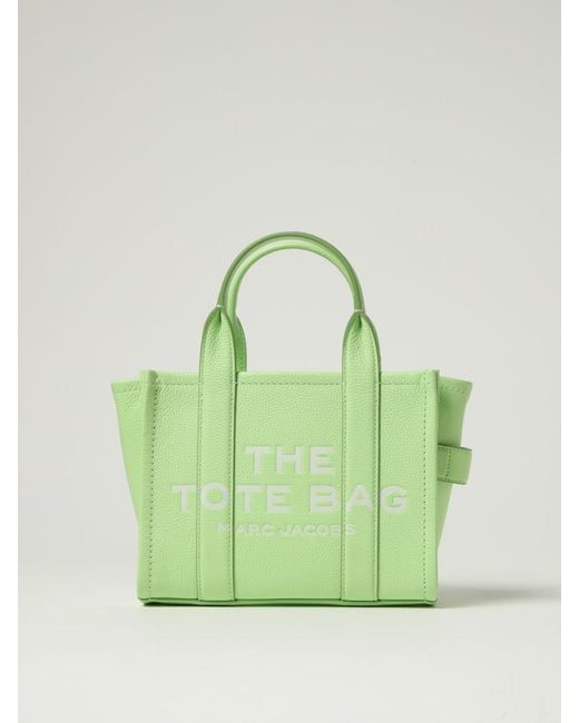 Marc Jacobs Green Medium Leather The Tote Bag