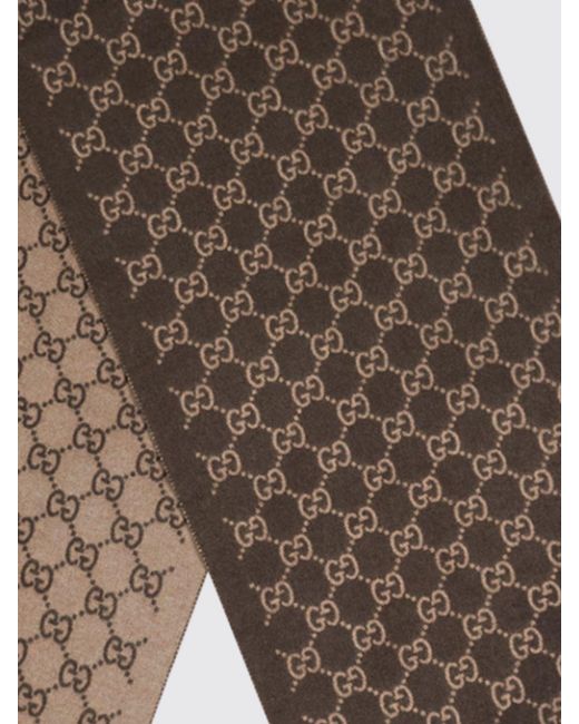 Gucci Gg Kaschmirschal in Brown für Herren