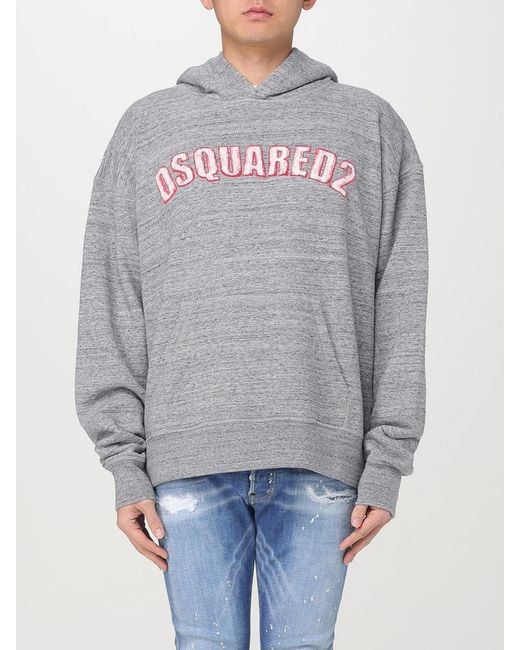 DSquared² Gray Hoodie for men