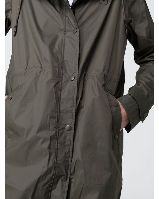 Blauer Gray Nylon Raincoat With Hood