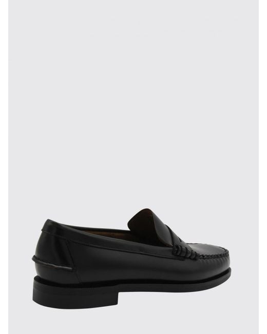Sebago White Classic Dan Full-Grain Leather Loafers for men